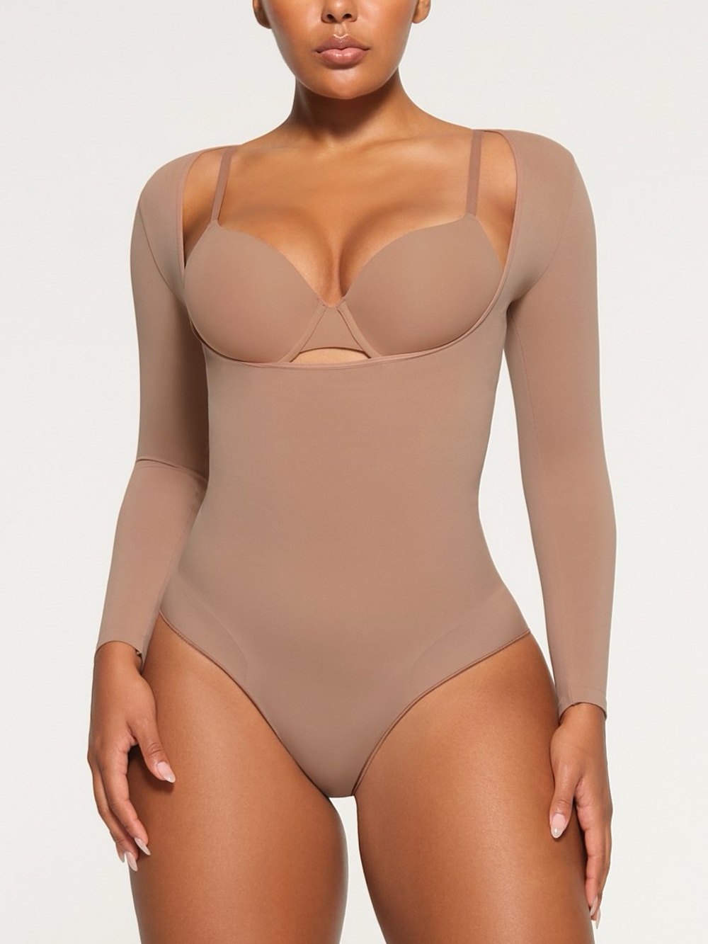 Skims seamless sculpt open bust bodysuit solution wear shapewear